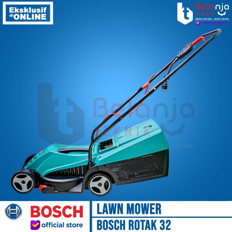 Bosch Mesin Potong Rumput Dorong Listrik Rotak 32 Lawn Mower 1200 Watt - Image 3